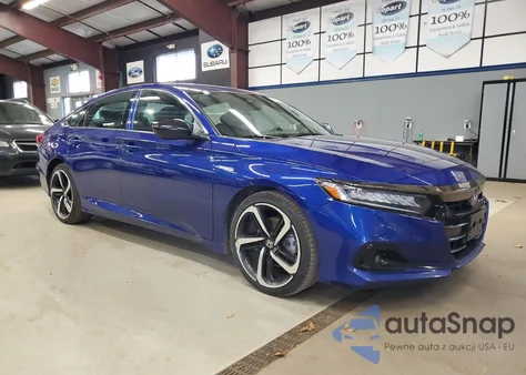 2022 Honda Accord Hybrid Sport из США, поврежденный, VIN 1HGCV3F25NA032468